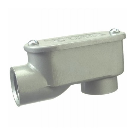 Halex Conduit Fitting Elbow, 3/4 in, Aluminum 59507